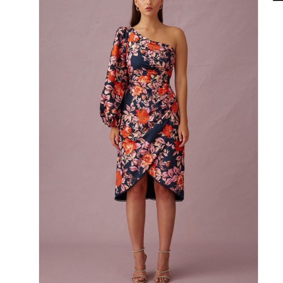 keepsake one shoulder floral dress keepsake one shoulder dress